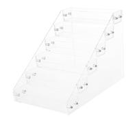 FRCOLOR Nail Polish Display Stand Acrylic Organizer Shelf for Salon Home Use for Storing Nail Polish and Lip Gloss Storage for Beauty Products