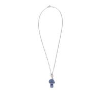 FRCOLOR Natural Mushroom Pendant Necklace Crystal Jewelry for Women Unique Friends Meditation Energizing Natural for Anniversaries Birthdays