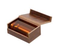 FRCOLOR Natural Rosin for Violin Viola Bow with Wooden Case Environmentally Friendly Coffee Colour String Accessories for Children