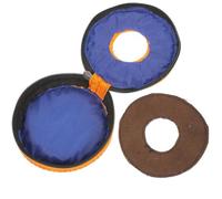 FRCOLOR Nepal Tingsha Cymbals Storage Bag Medium Compact Lightweight Handcrafted Patterned Pouch for Meditation and Religious Use with Copper Puller Accessory Random Color