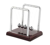 FRCOLOR Newton Cradle Pendulum Balls Physics Experiment Energy Conservation Model Educational for Science Learning and Stress Relief at Home School