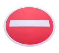 FRCOLOR No Entry Sign 30x30cm Traffic Stop Warning Board for Road Safety Prohibition Street Sign for Indoor Outdoor Use for Restricted Access