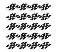 FRCOLOR Non-Slip Black Adhesive Eyeglass Nose Pads, Self-Adhesive D-Shaped Replacement Cushions for Glasses, 150 Pairs for Spectacles Comfort and Grip