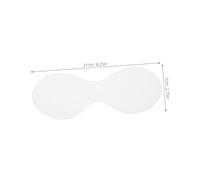 FRCOLOR Nonwoven Eye Mask Paper Pads 200pcs Hydrating Eye Skin Care Masks for Spa and DIY Treatments Suitable for Skin Types Moisturizing and Relaxing