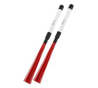FRCOLOR Nylon Wire Drumstick Brush for Jazz Drums Compact Acoustic Drumming Brushes for Jazz Folk Rock Rhythm