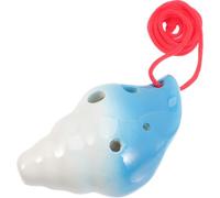 FRCOLOR Ocarina Flute in Conch Shape Beginner Friendly Wind Instrument for Students Classical C Tone Alto Musical Instrument Portable and Easy to Play Random Color