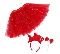 FRCOLOR Ocean Creatures Hair Band Tutu Boys and Girls's Plush Sea Animal Headwear Set for Playdates Events Imaginative Play