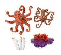 FRCOLOR Octopus Life Cycle Model Realistic Display Ornament for Educational Learning Growth Cycle Teaching Tool for Understanding of Octopus Development