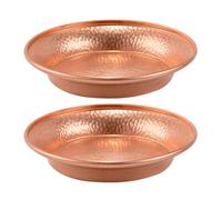 FRCOLOR Offering Bowls Multi-Purpose Mystical Tibetan Design Copper 2pcs Decorative Bowls for Meditation and Home Décor for Yoga and Spiritual Use