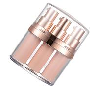 FRCOLOR One Push Down Pump Bottle for Makeup Remover Portable Empty Travel Subpackage Container for Alcohol Nail Polish Remover and Beauty Products