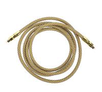 FRCOLOR Optical Audio Cable 2m with Gold Plated Connector for TV | Pmmc Fibre Guide, Braided Jacket with Insulation Layer, Stable Digital Signal, Speakers and Av Receivers