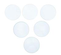 FRCOLOR Optical Glass Lenses 200mm Focal Length Double Convex and Concave 6pcs 50mm Diameter Scratch-resistant Science Teaching Aids for Physics Experiments in School and Science Class
