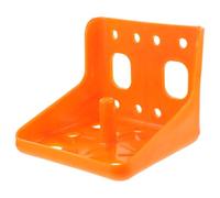 FRCOLOR Orange Pe Livestock Lick Brick Holder for Cattle and Sheep, Sturdy Salt Block Feeder Box Suitable for Home and Commerce Livestock Farms Assorted Style Assorted style