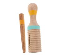 FRCOLOR Orff Wooden Percussion Instrument Set with Rhythm Sticks for Early Childhood Music Musical for Home and Classroom Use
