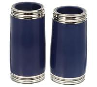 FRCOLOR Pair of Abs Clarinet Tuning Tubes, Practical Wind Instrument Pitch Adjustment Accessories for Clarinet Players