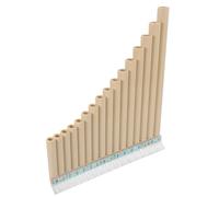 FRCOLOR Pan Flute Pipes c Key Panpipes for Beginners Educational Musical Instrument Wind Instrument for Boys and Girls and Students