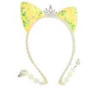 FRCOLOR Pcs Fashionable Cat Ear Hairband Animal Ear Headwear for Girls Cosplay Head Accessory Festival Party Props Costume Ornament for Birthday Events