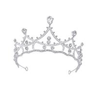 FRCOLOR Pcs Girls Sparkling Rhinestone Wedding Tiara Elegant Bridal Headpiece for Women