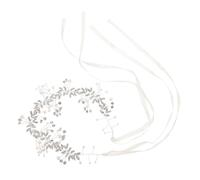 FRCOLOR Pearl Flower Headband for Wedding Guest Team Bride Hair Accessory Headdress Hair Jewelry