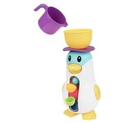 FRCOLOR Penguin Wind-Up Bath Toy Set for Boys and Girls Cute Cartoon Bathing and Watering Plaything Fun Water Spray Toy for Infants and Toddlers for Bathtubs and Playrooms
