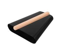FRCOLOR Percussion Instrument Helps Develop Rhythm Sense with Mallet Stick Metal Cowbell Lightweight Metal Cowbell 4-inch for Cheering and Football Game