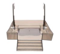 FRCOLOR Pet Turtle Basking Platform for Aquarium Terrarium Floating Climb Ramp Dock Adjustable Height Tanks Resting and Feeding Station for Aquatic Reptile Sunbathing Habitat