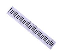 FRCOLOR Piano Keyboard Finger Training Mat with Note Visualization and Tearproof Pvc Double-sided Lamination, for Music Class and Travel Use, Piano Notes Guide for Beginners