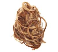 FRCOLOR Piece Rubber Rope Elastic Curls Hair Bun for Black Women Human Buns Hairbands Shampoo for Wavy Hair Curly Hair Bun Ponytail Curly Bun Clip Ties Wig Messy Bun High Temperature Wire