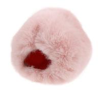 FRCOLOR Pink Fluffy Microphone Windscreen Fit Mic Cover for Lavalier Lapel Microphones Stylish Portable Pop Filter for Recording Studios Ktv and Broadcasting