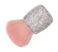 FRCOLOR Pink Mushroom Head for Makeup Beginners and Artists Blush Powder Brush Multi-purpose Makeup Brush Made of Plastic, Easy to Use for Travel and On-the-go Touchups