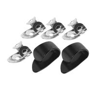 FRCOLOR Plastic Finger Thumb Picks for Banjo Guitar Metal Acoustic Bluegrass Musicians Secure Grip Live Performance