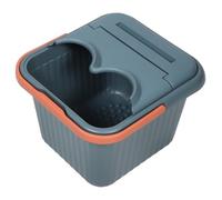 FRCOLOR Plastic Foot Soaking Basin Spa Foot Spa Bath Barrel Feet Massage Bucket Foot Washing Tub for Home Spa Sauna Soak Pedicure Dead Skin Remover
