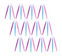 FRCOLOR Plastic Nail Art Tool Cuticle Pusher 150pcs Pink Blue Purple Multipurpose Nail Cuticle Push Stick for Men Women Salon
