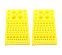 FRCOLOR Plastic Test Tube Holder Rack Fits 2pcs for Centrifuge Tubes Lightweight Multifunctional Suitable for Laboratory Use