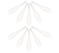 FRCOLOR Plastic Thermometer Protective Sleeves Gentle Impact Resistant Covers 10pcs Size 11.5x2.4x1.5cm for Digital Thermometer Probes Suitable for Family and Kindergarten Use