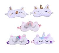 FRCOLOR Plush Blindfold for Sleep Pcs Unicorn Eye Cover Sleep Masks for Relaxation