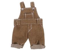 FRCOLOR Plush Doll Overalls for Stuffed Bears Cute Kawaii Mini Jumpsuit Clothes for Doll Accessories Easy-care Soft Fabric Outfit for Dress Up and Creative Play