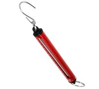 FRCOLOR Portable 15kg Mechanical Spring Balance Hanging Scale Handheld Weighing Scale with Hook for Travel Luggage Fishing and Vegetable Measurement