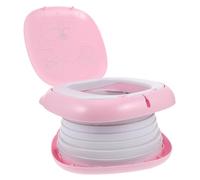 FRCOLOR Portable Camper Toilet Foldable Potty Seat for Travel-Friendly Camping Toilet Training Easy to Clean for Car Trips