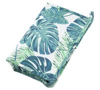 FRCOLOR Portable Canvas Travel Makeup Pouch with Unique Bohemian Printed Pattern, Small Zipper Cosmetic Bag for Convenient Storage and Organiser for Women on The Go