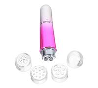 FRCOLOR Portable Eye Massager Metal Eye Cream Stick Cordless Heated Mini Roller Dark Circle Reduction Home and Office Use