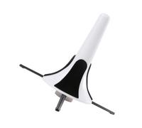 FRCOLOR Portable Foldable Trumpet Stand Leg Metal Bracket and Rotating Screw Stable White Tripod Support for Trumpet and Wind Instruments Protective Felt Accessory for Musicians