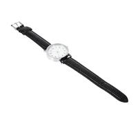 FRCOLOR Portable Ladies Quartz Wrist Watch for Women Simple Elegant Design with Arabic Numerals Dial Black Strap Casual Travel Accessory for Work School and Parties