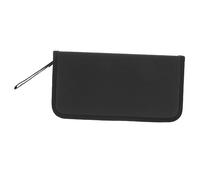 FRCOLOR Portable Makeup Brush Bag Travel Brush Holder 15 Hole Canvas Organizer for Cosmetics Dustproof Makeup Organiser