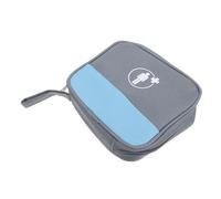 FRCOLOR Portable Medicine Storage Bag Multi Layer Compartments Oxford Cloth Compact Lightweight Household Medicine Pouch 6.48x5.31x0.79in for Travel Outdoor Hiking Emergency Bag