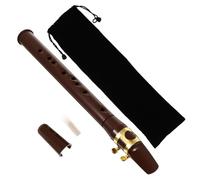 FRCOLOR Portable Mini Saxophone Pocket Instrument for Adults Durable Simple Design Compact and Lightweight Sax with Brown Finish Boys