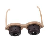 FRCOLOR Portable Moxa Glasses Eye Care Device with Moxibustion Box Gentle Warm Heat for Daily Household Moxibustion Glasses for Long Term Computer Users