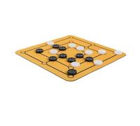 FRCOLOR Portable Nine Mens Morris Board Game for Family Tabletop Entertainment Strategy Board Game with Multifunctional Chessboard for Cognitive Skill Development and Home Gatherings