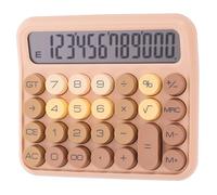 FRCOLOR Portable Plastic Simple Calculator with Large Display and Subtraction Function, Abs Material Desk Calculator for School and Office Use, Basic Household and Office Supply