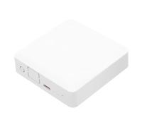 FRCOLOR Portable Router Gateway Protective Housing Case, White Plastic Compact Network Enclosure for Business Use in Complex Environments, Universal Compatibility Network Device Casing